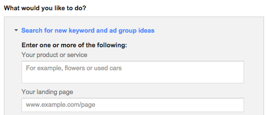 Google Keyword Planner