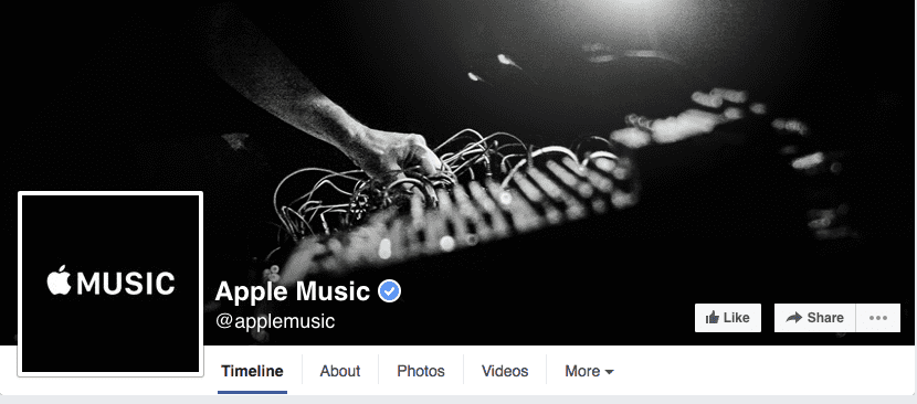 Blue Badge Example - Apple Music
