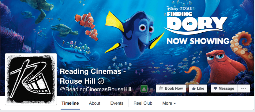 Grey Badge Example - Readings Cinema Rouse Hill