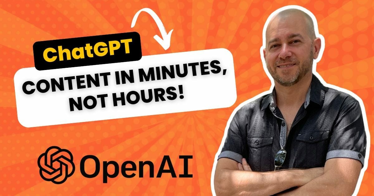 Content in minutes wih ChatGPT