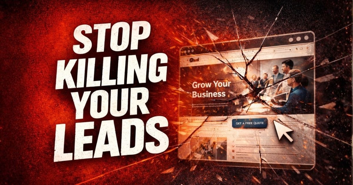 Stop Killing Your Leads - Website Mistakes